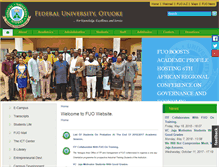 Tablet Screenshot of fuotuoke.edu.ng